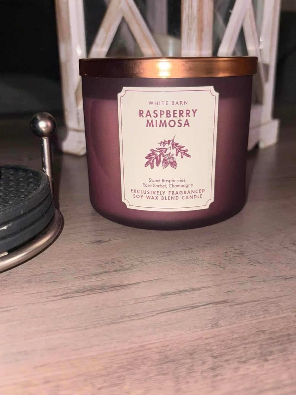White Barn Raspberry Mimosa Scented Candle